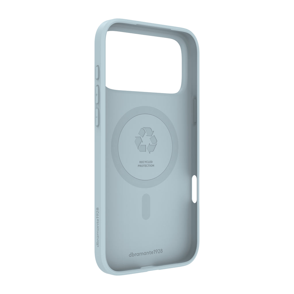 dbramante1928 Greenland Pro MS Coque de Protection Housse pour iPhone 17 Pro Max, Bleu