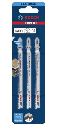 Bosch Bosch T 308 BFP Lames de scie sauteuse Bimétal 3 pièce(s)