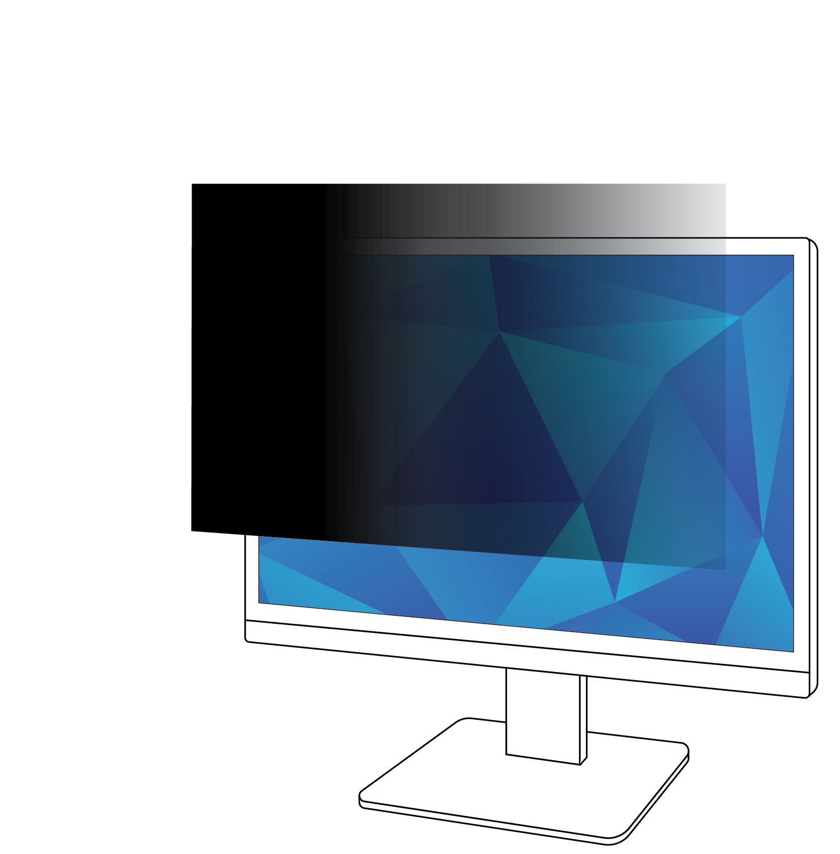 3M Filtre de confidentialité pour moniteur 19 po (482 mm), 5:4, PF190C4B