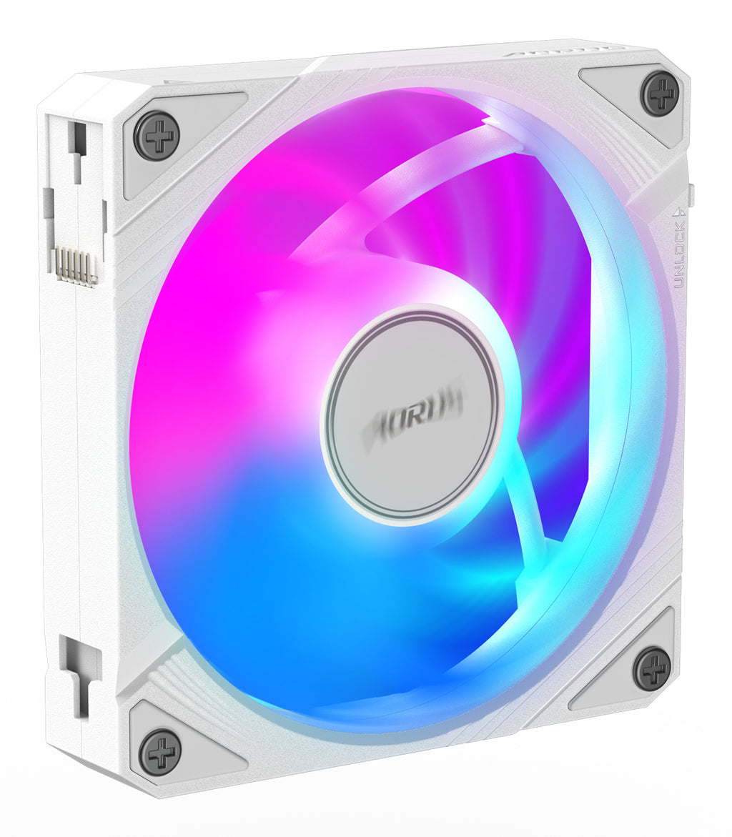 Gigabyte AORUS EZ CHAIN FAN 120 ICE Ventilateur 12 cm Blanc