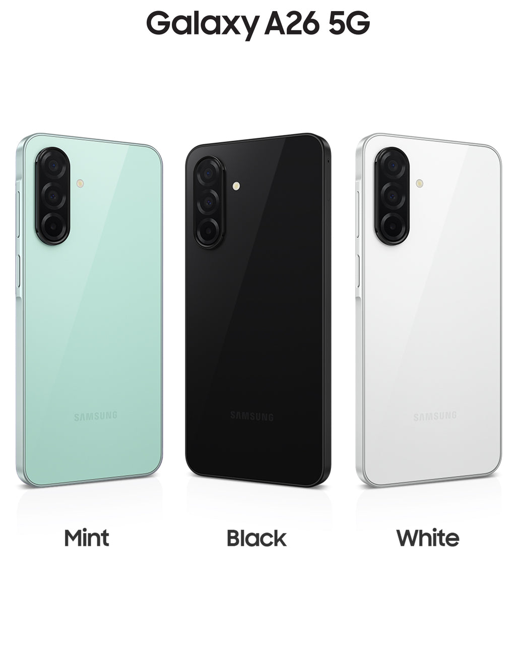 Samsung Samsung Galaxy A26 17 cm (6.7") Double SIM hybride Android 15 5G USB Type-C 6 Go 128 Go 5000 mAh Noir