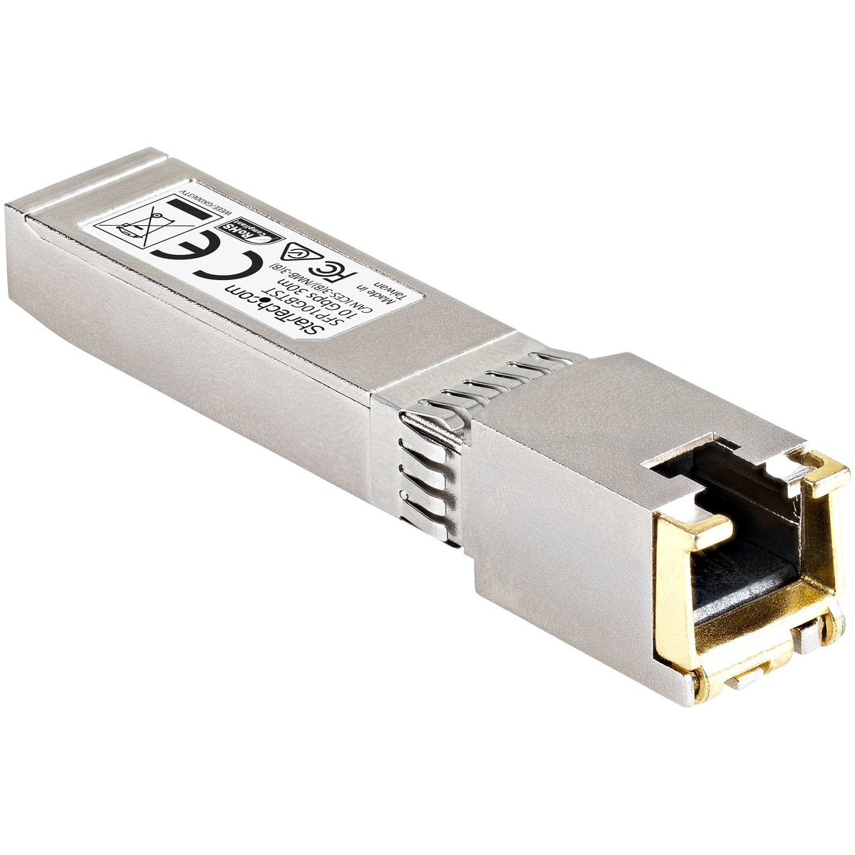 StarTech.com Module SFP+ RJ45 Compatible 10GBASE-T 10Gbps Cuivre 30m