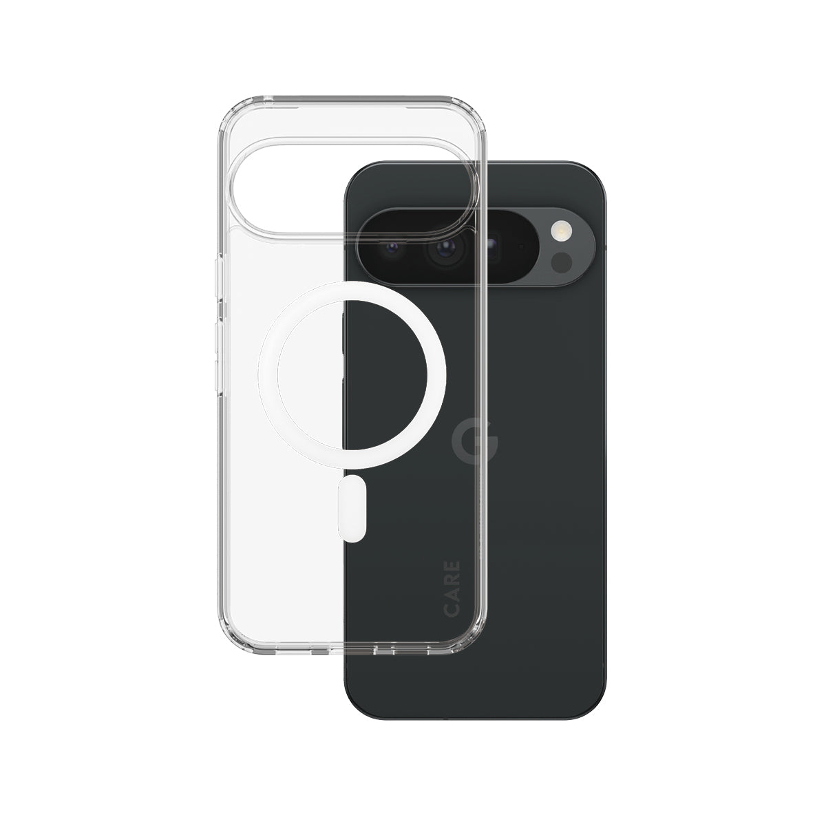 PanzerGlass CARE™ by ® Urban Combat Case Transparent w. White Qi Google Pixel 11 Pro XL coque de protection pour télépho
