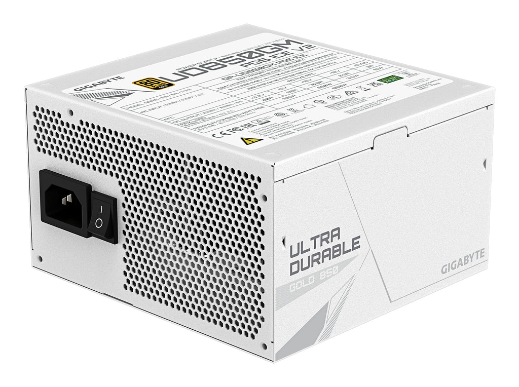 GIGABYTE UD850GM PG5 V2 ICE unité d'alimentation d'énergie 850 W 20+4 pin ATX ATX Blanc