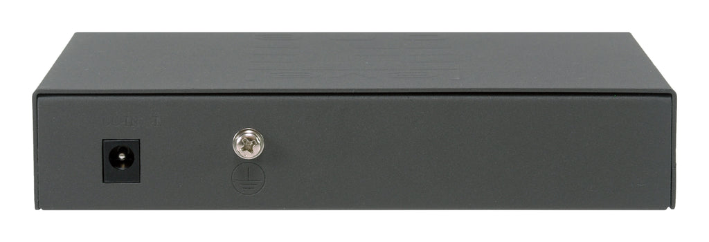 LevelOne GEP-0625 commutateur réseau Non-géré 2.5G Ethernet (100/1000/2500) Connexion Ethernet, supportant l'alimentation via ce port (PoE) Noir