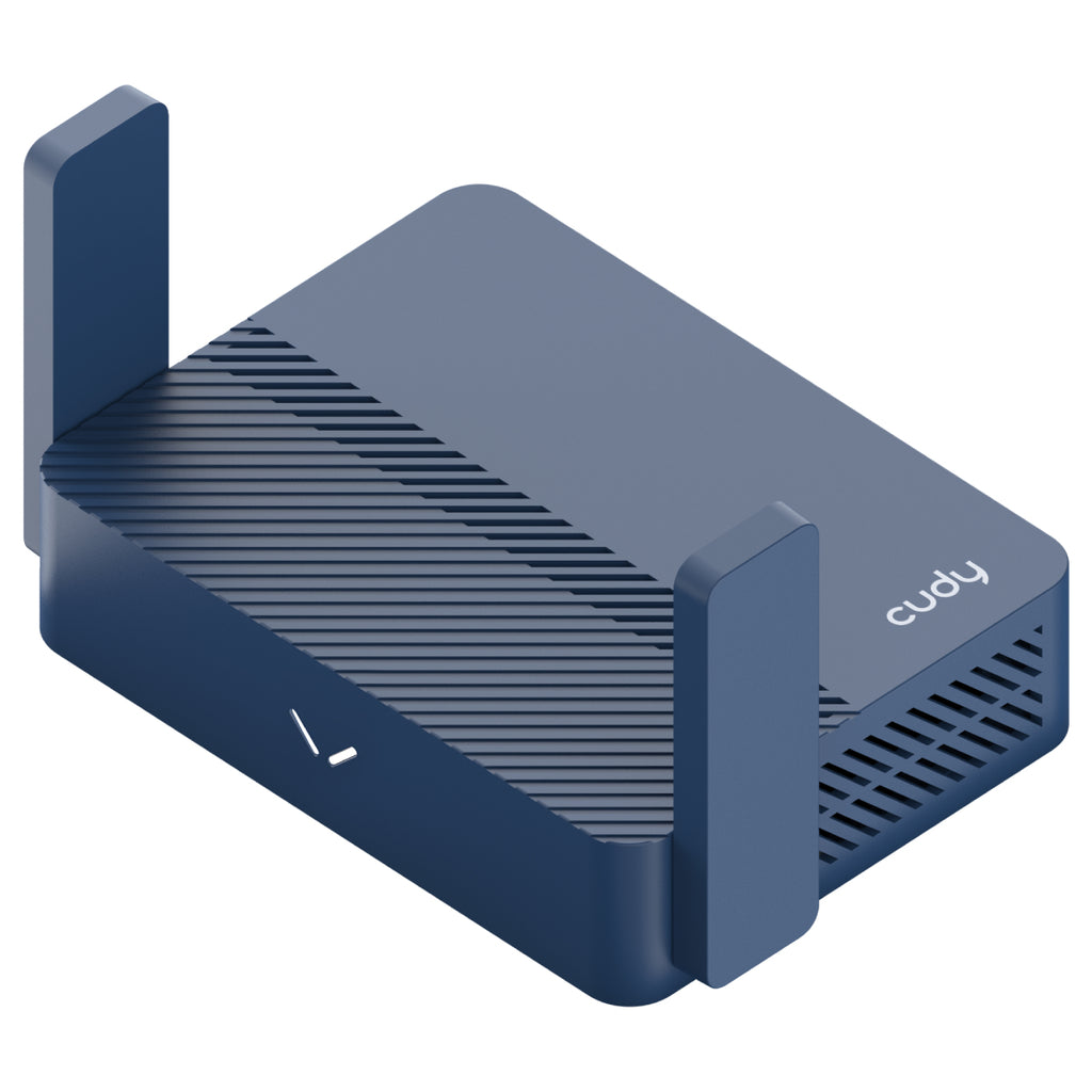 Cudy AX3000 routeur sans fil Gigabit Ethernet Bi-bande (2,4 GHz / 5 GHz) Bleu