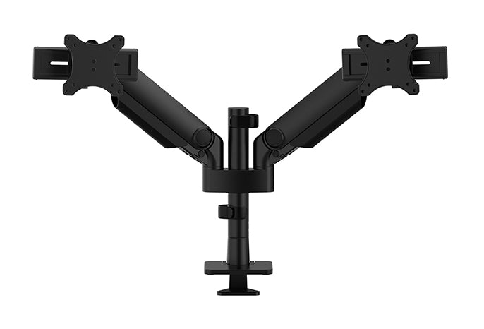 Neomounts DS65S-950BL2 Support d'écran à fixer 24-34" - ressort à gaz - Topfix - multiréglable - arrêt 180°