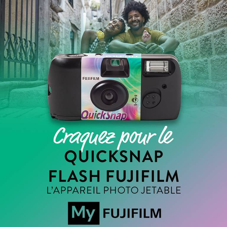 Fujifilm Quicksnap Flash Caméra-film jetable 135 mm Noir