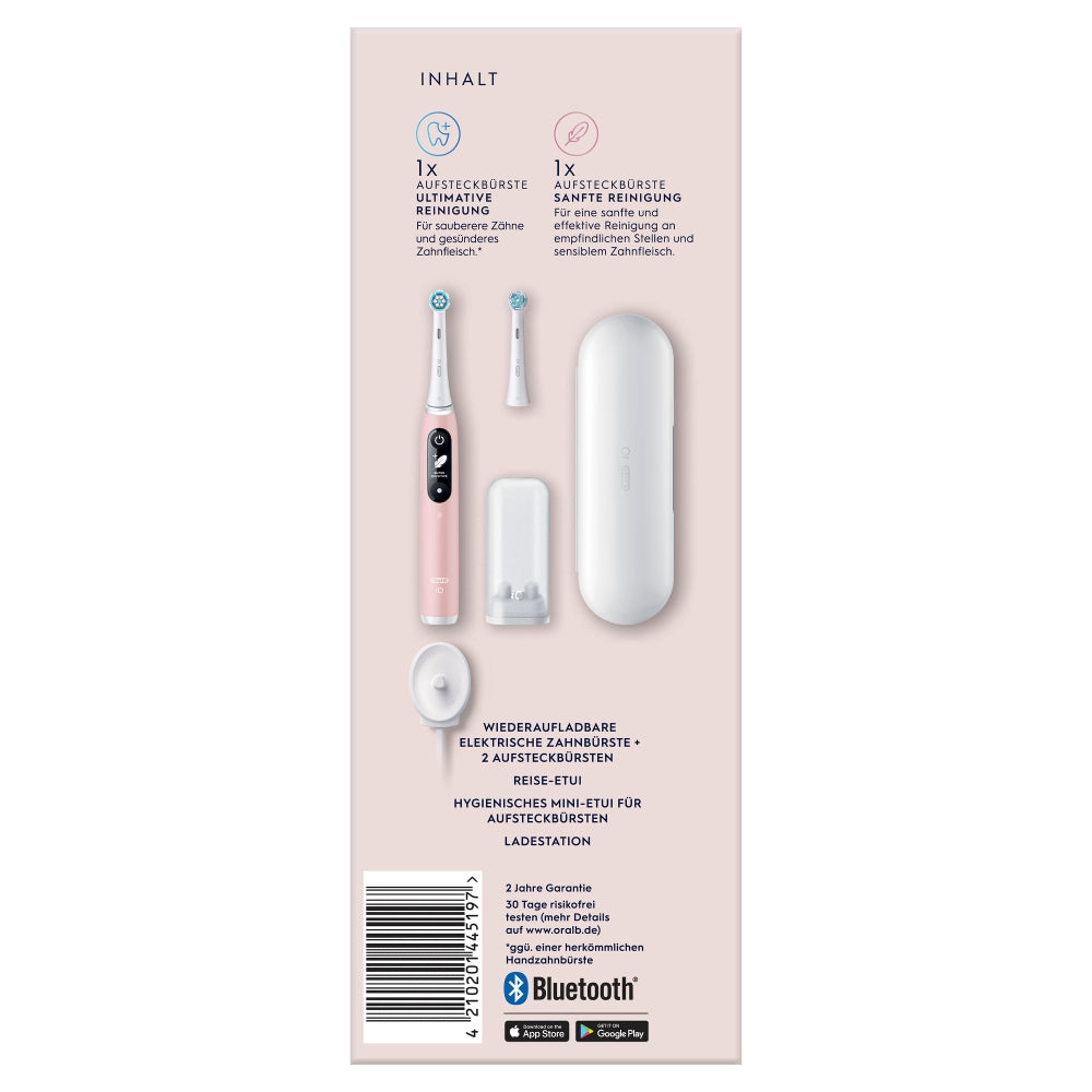 Oral-B 445197 brosse à dents électrique Adulte Brosse à dents vibrante Rose, Blanc