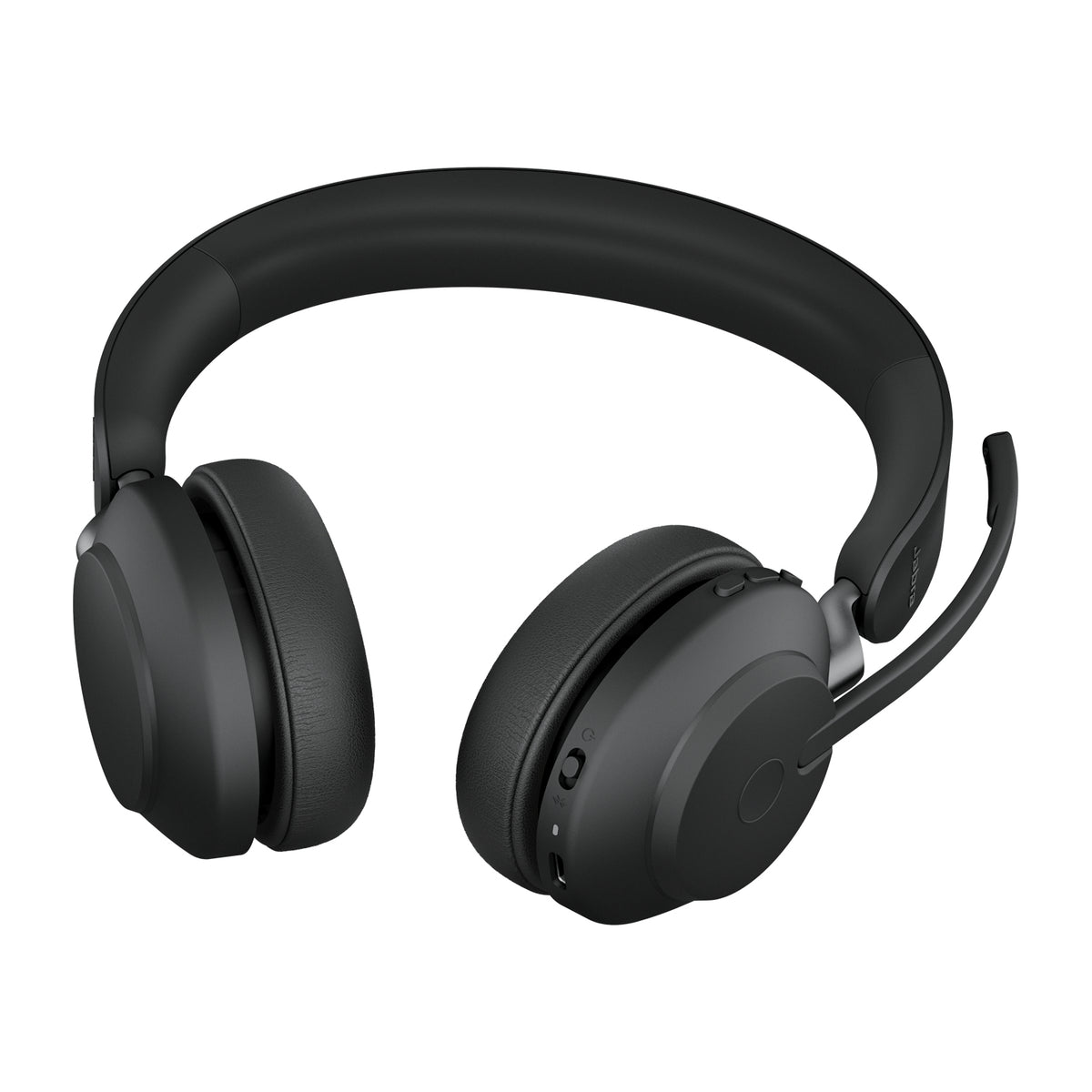 Jabra Evolve2 65 Casque Sans Fil Bluetooth avec Socle de Chargement, USB Type-C, Noir