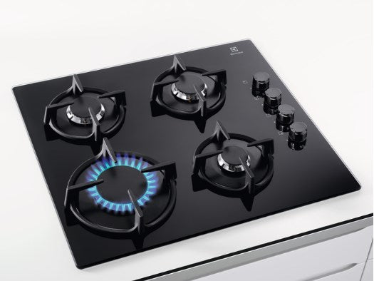 Electrolux EGG6407K Noir Intégré 59 cm Gaz 4 zone(s)