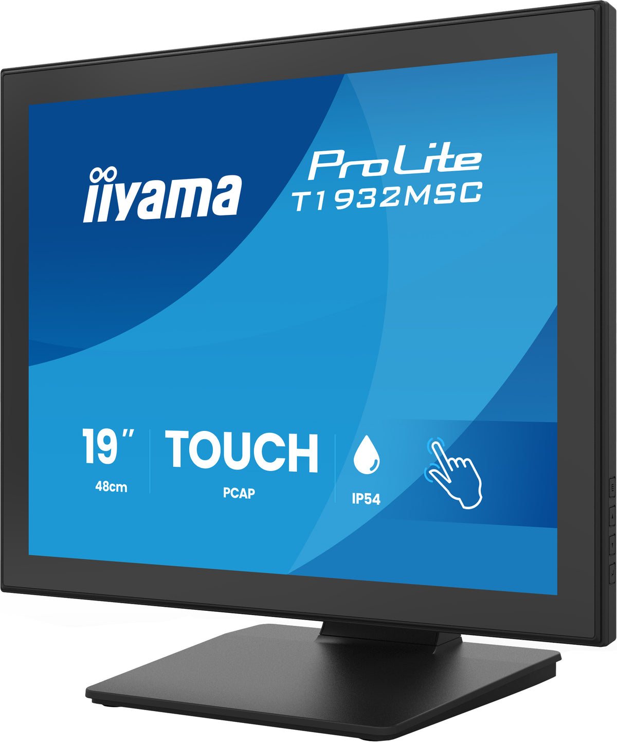iiyama ProLite T1932MSC-B2S écran plat de PC 48,3 cm (19") 1280 x 1024 pixels SXGA LED Écran tactile Noir