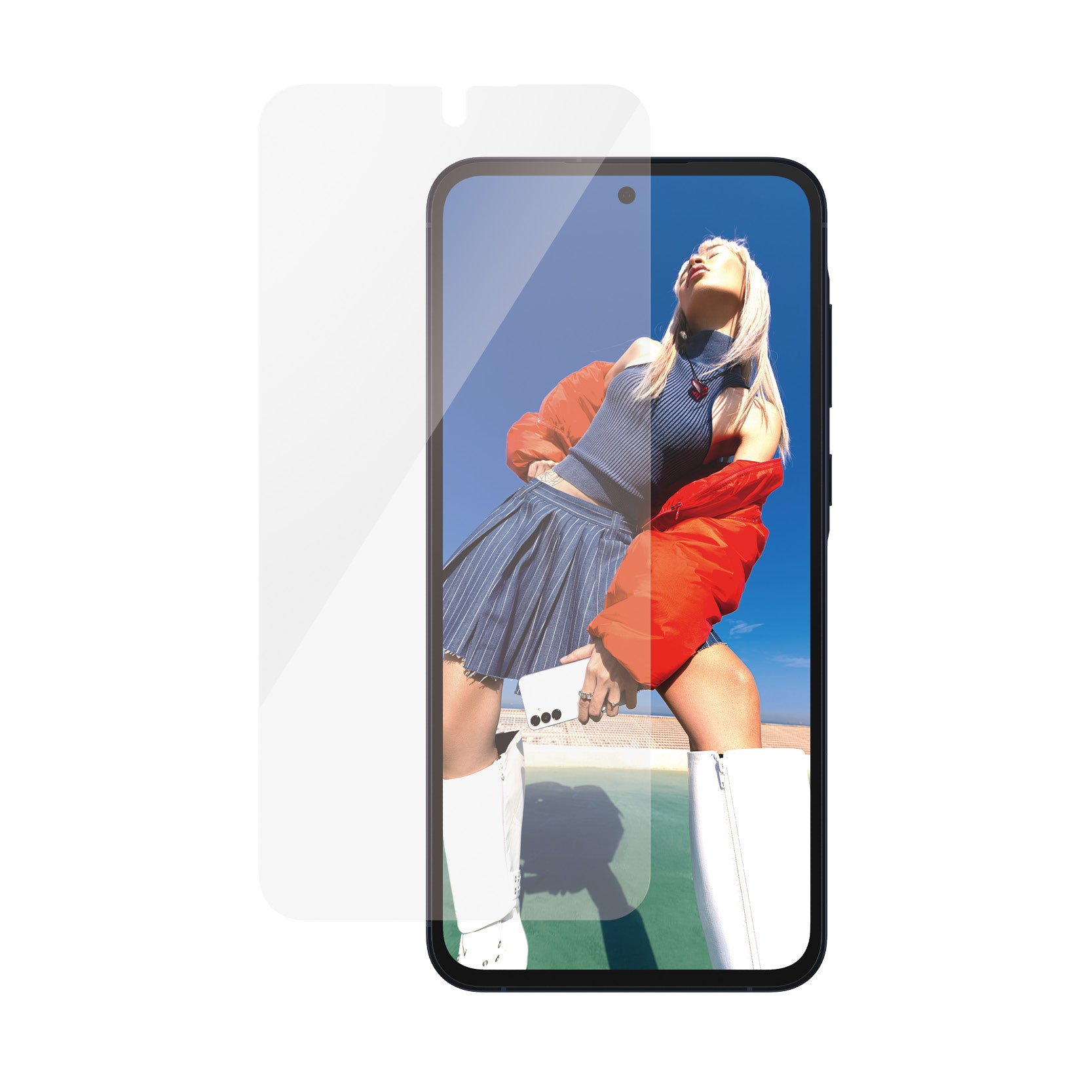 PanzerGlass ® Screen Protector Samsung Galaxy A55 5G | Ultra-Wide Fit w. EasyAligner Protection d'écran transparent 1 pièce(s)