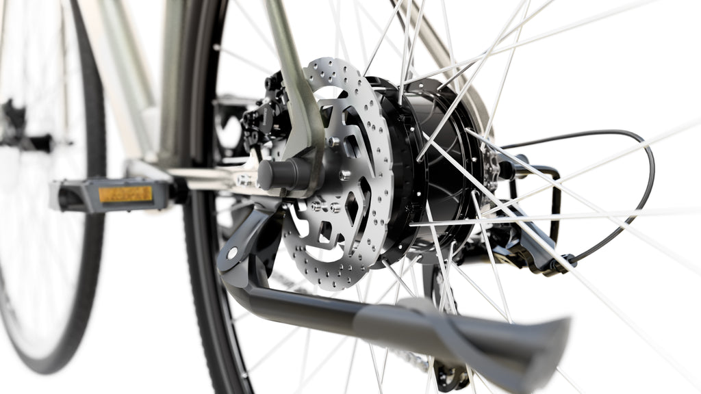 Sharp BK-GS03-EG Vélo Électrique 20 Pouces, Aluminium, Olive, 111,8 cm