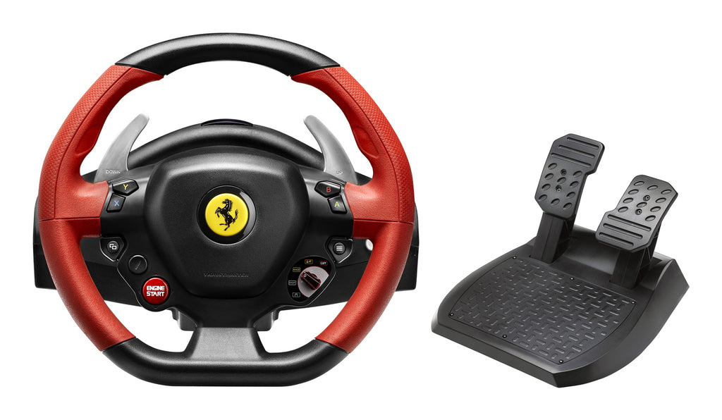 Thrustmaster Ferrari 458 Spider Noir, Rouge USB Volant + pédales Xbox One