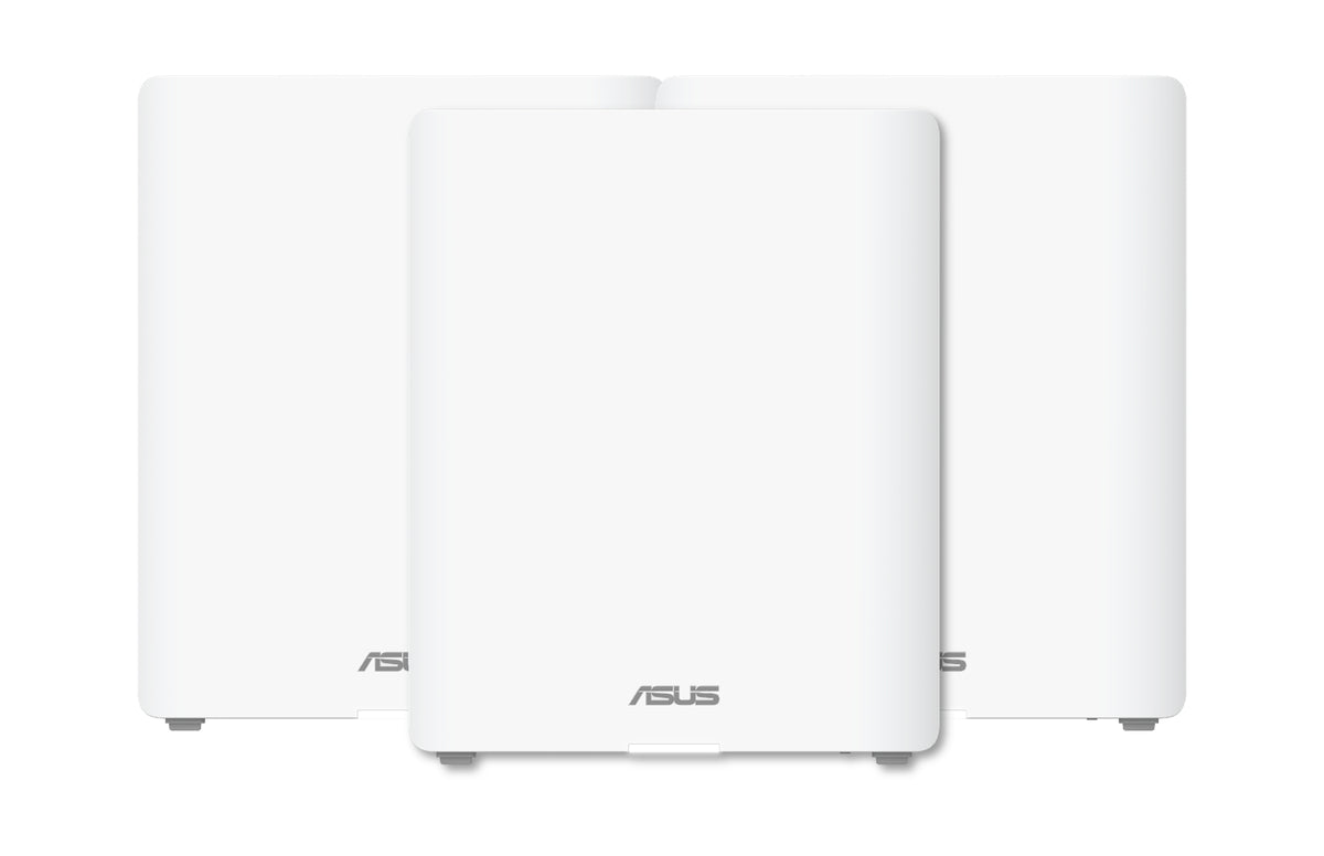 ASUS BQ16 Routeur Wi-Fi 7 Tri-bande (2,4 GHz / 5 GHz / 6 GHz) 802.11be, Blanc, 3 Antennes Internes - vue 3