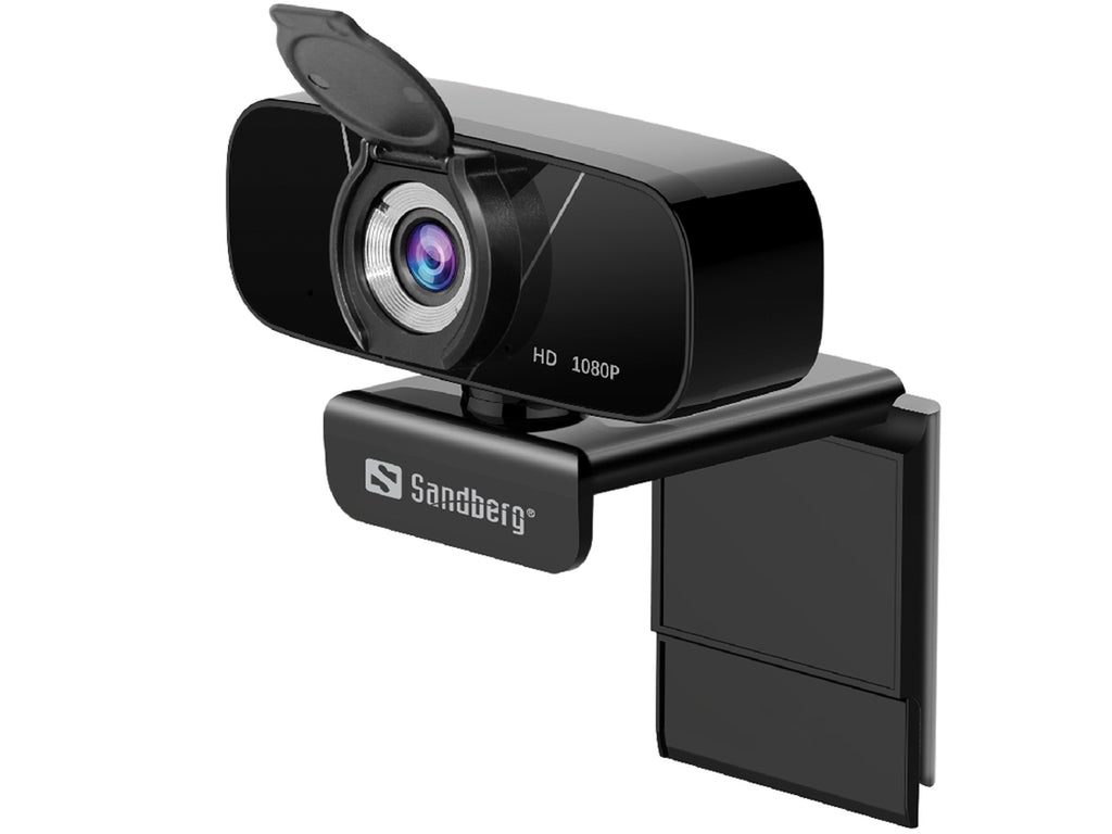 Sandberg 134-15 Webcam 2 MP Full HD 1080p USB 2.0, Noir