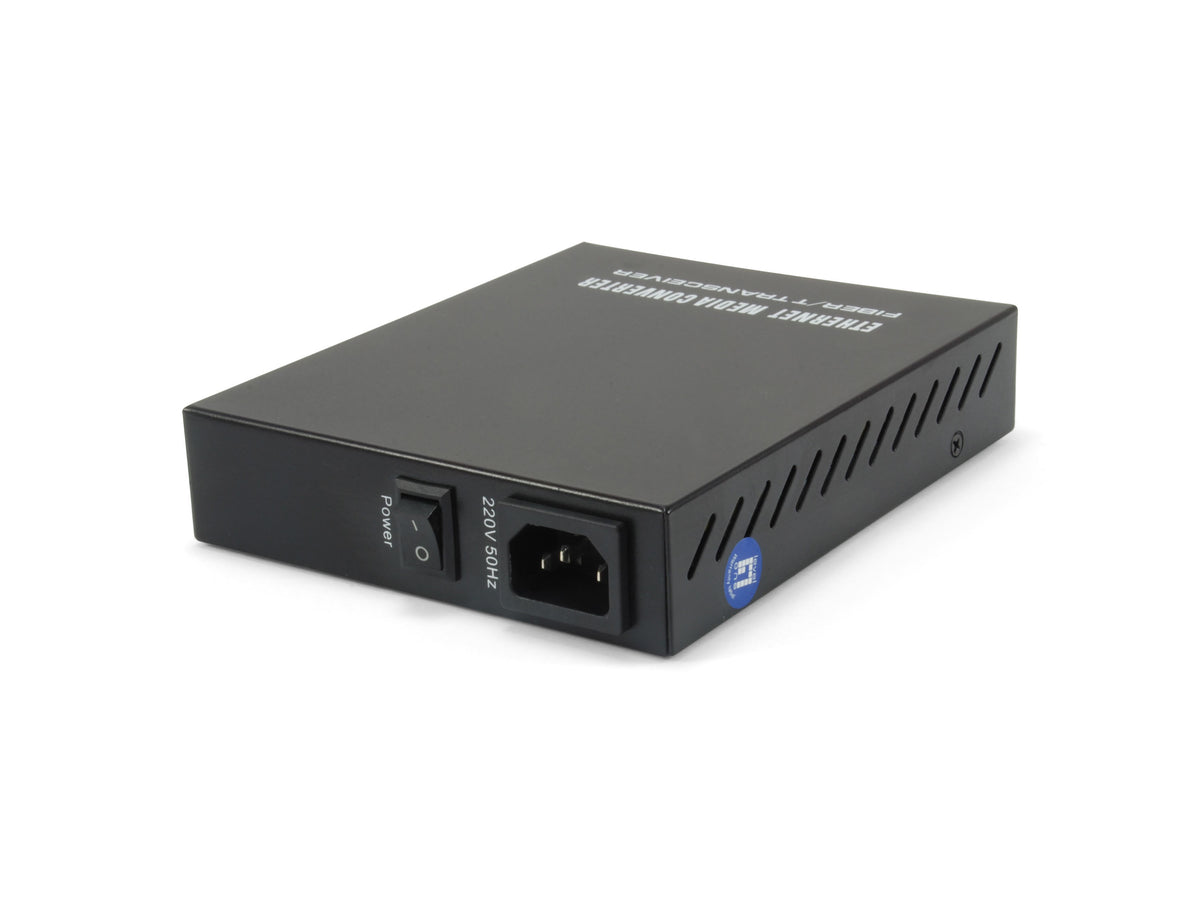 LevelOne FVM-1000 Convertisseur de Support Réseau 100 Mbit/s, Noir
