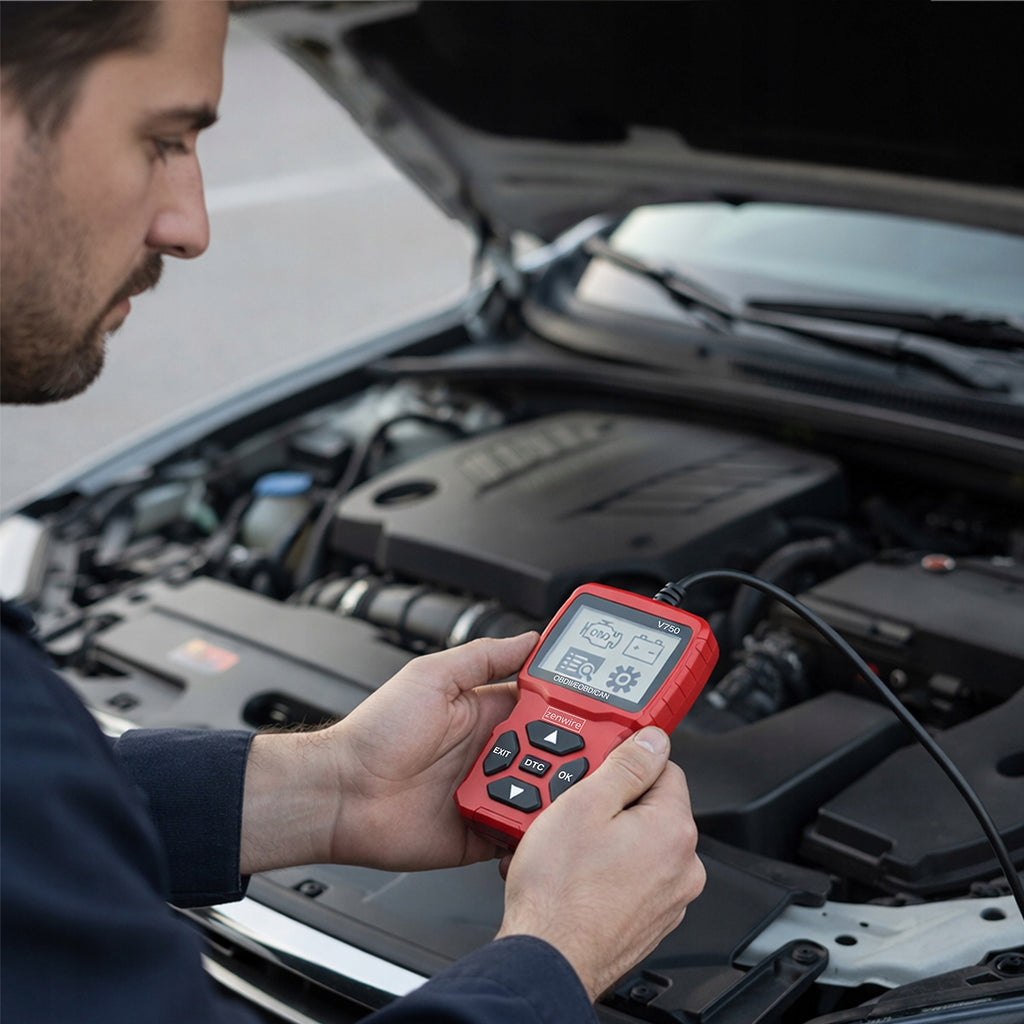 Testeur, interface, scanner, ordinateur, écran de diagnostic OBD2, CAN, VIN, Zenwire V750