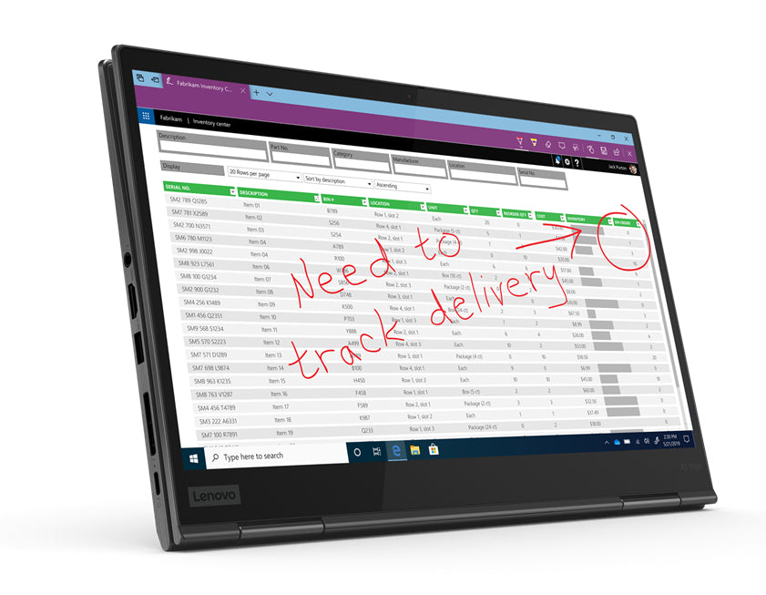 T1A Lenovo ThinkPad X1 Yoga Gen 5 Refurbished Intel® Core™ i5 i5-10310U Ultraportable 35,6 cm (14") Écran tactile Full HD 16 Go LPDDR3-SDRAM 512 Go SSD Wi-Fi 6 (802.11ax) Windows 11 Pro Gris