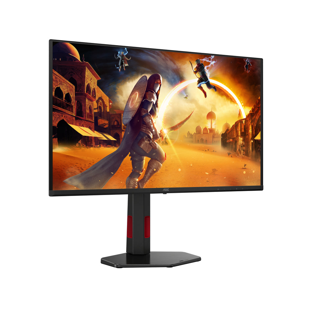 AOC G4 Q27G4ZDR écran plat de PC 67,3 cm (26.5") 2560 x 1440 pixels Quad HD QD-OLED Noir, Rouge