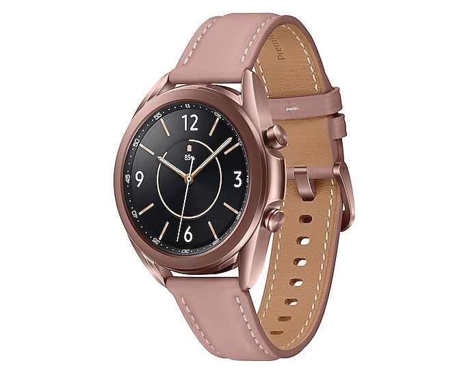 Samsung Samsung Galaxy Watch3 SM-R855F 3,05 cm (1.2") OLED 41 mm Numérique 360 x 360 pixels Écran tactile Bronze Wifi GPS (satellite)