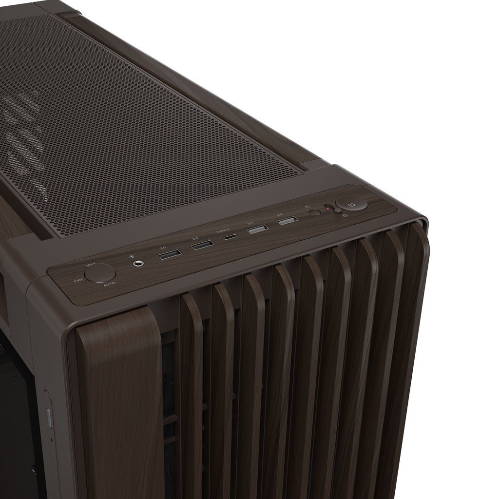 ASUS ProArt PA602 Walnut Wood Retro TG Tower Udvidet ATX - vue 7