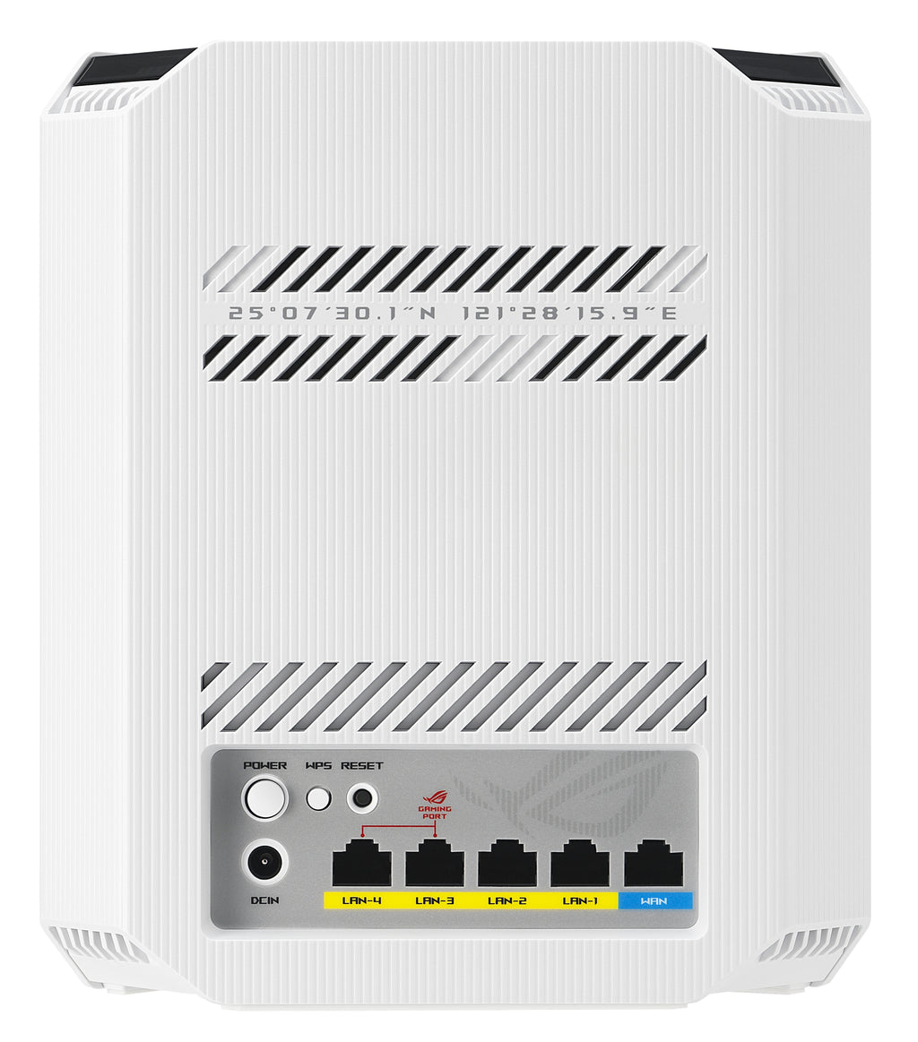 ASUS GS-BE7200 Routeur Sans Fil Wi-Fi 7 Bi-bande 2.5 Gigabit Ethernet, Blanc/Noir