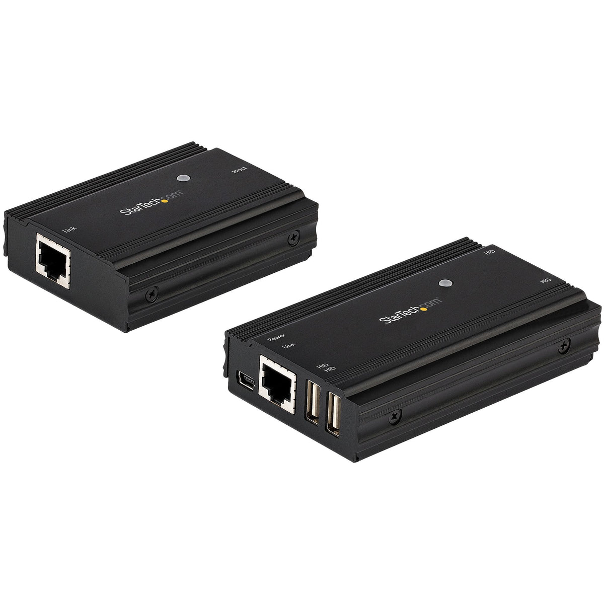 StarTech.com Hub USB 2.0 sur Câble Ethernet CAT5e/CAT6/CAT7, 4 Ports, Extension 100m, Boîtier Métal, Alimentation Extern