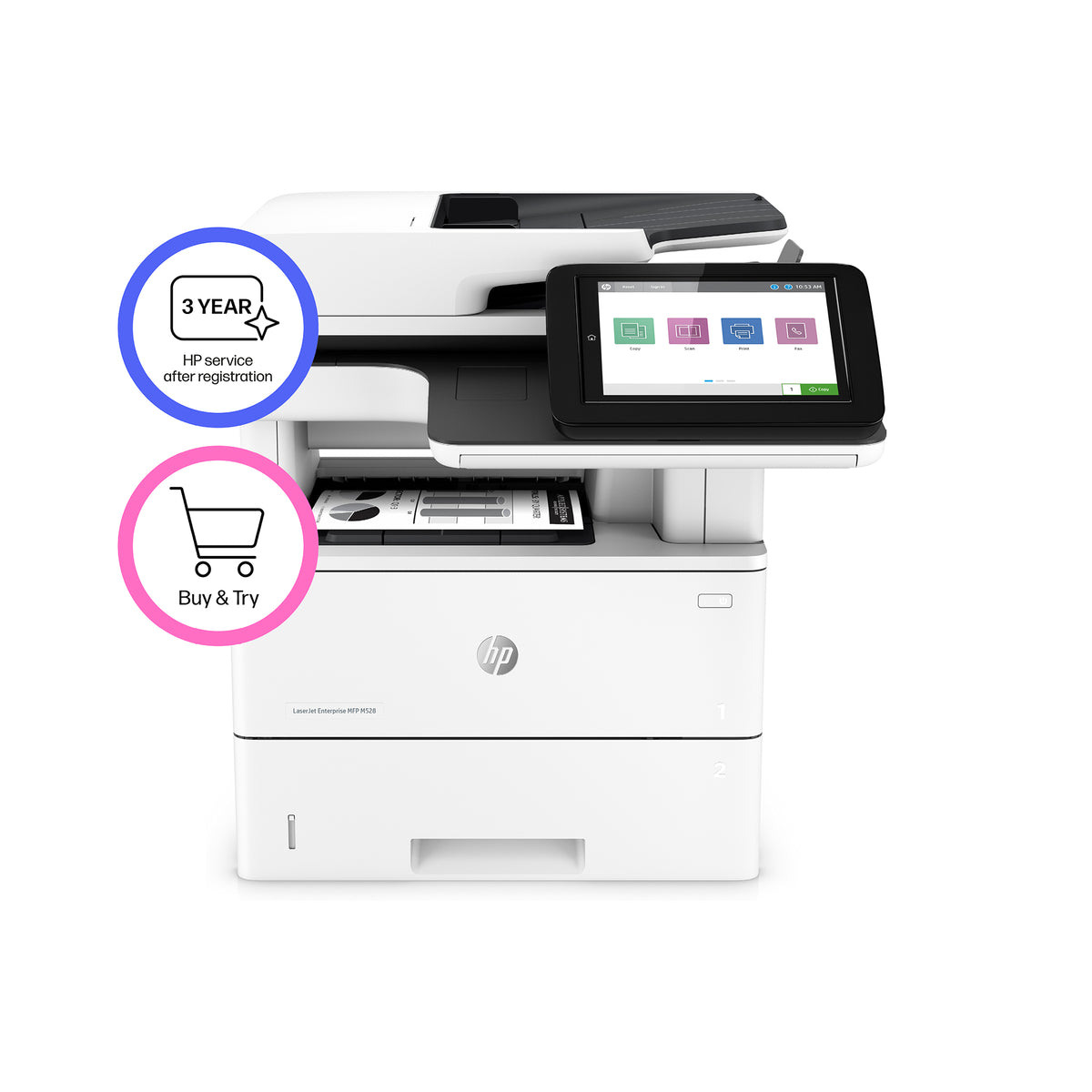 HP LaserJet Enterprise Imprimante multifonction M528dn