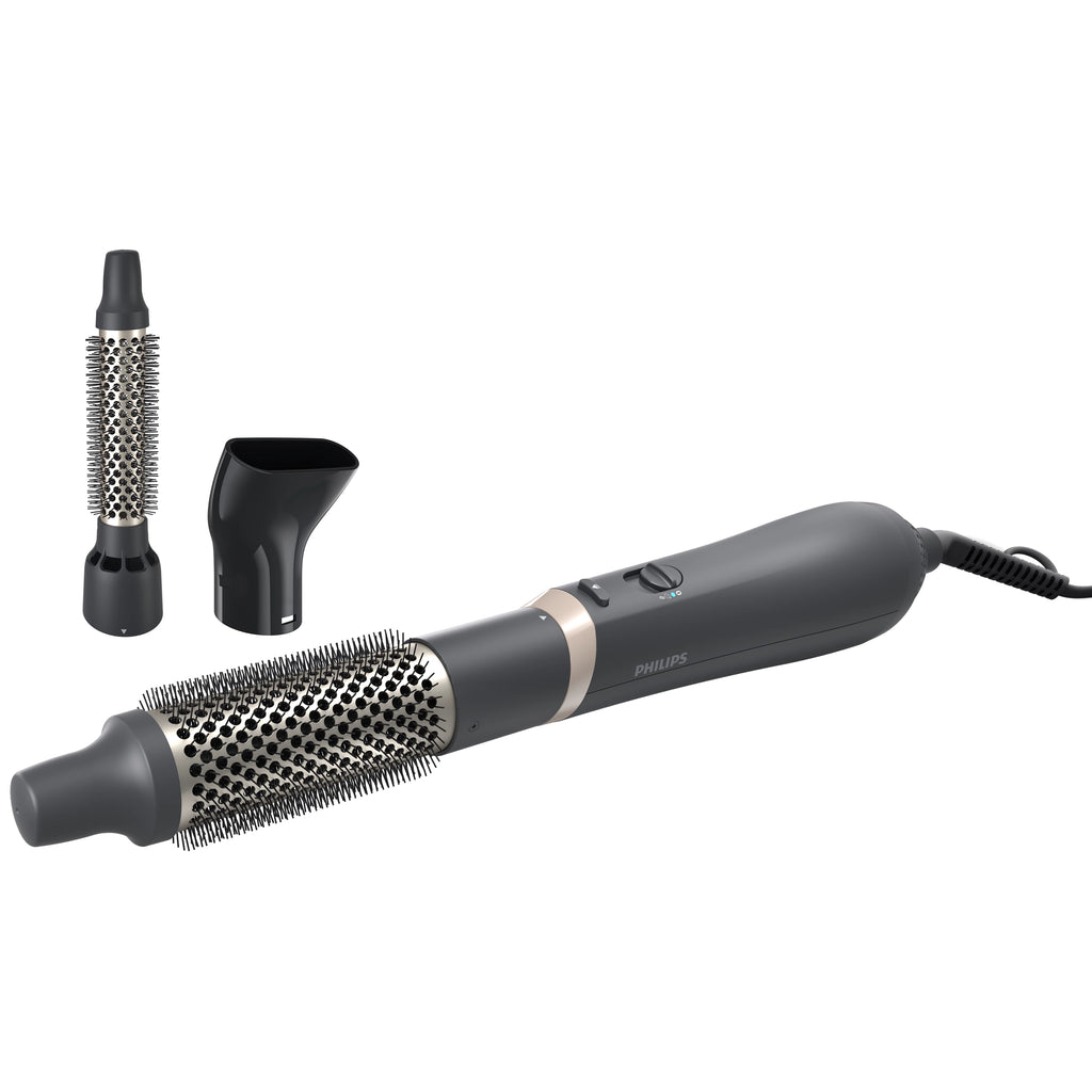 Philips 3000 series BHA301/00 brosse soufflante et fer à lisser Kit d'accessoires de coiffure À chaleur Noir 800 W 1,8 m