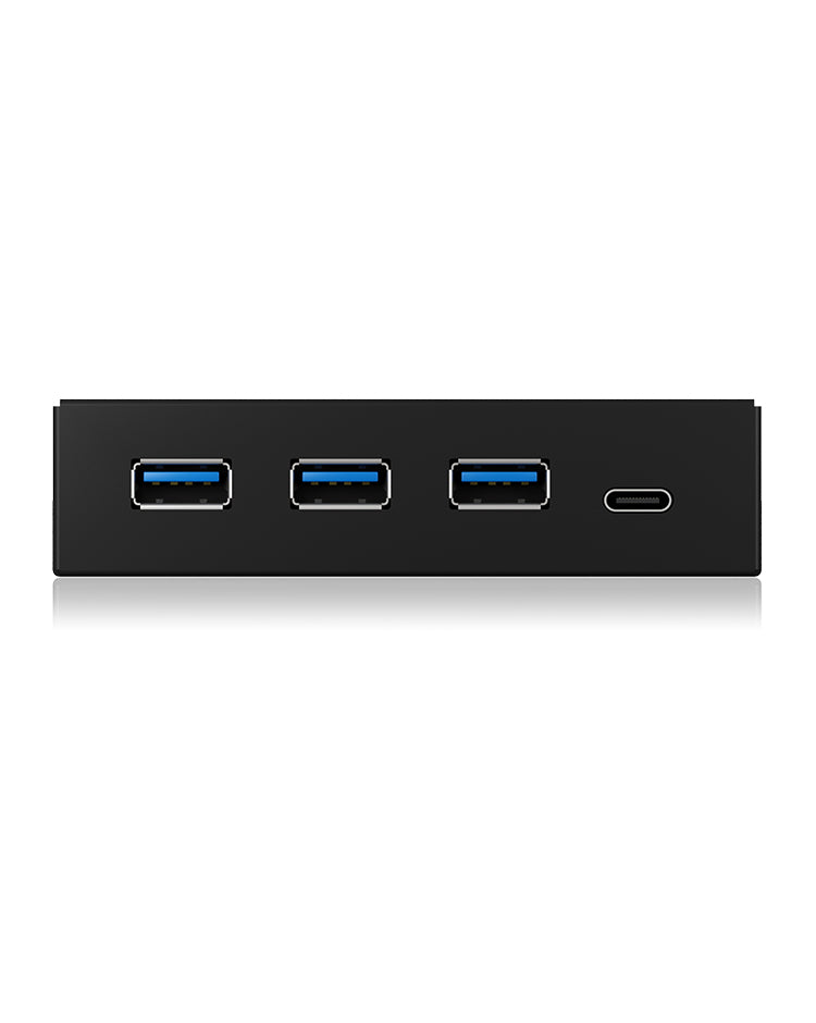 ICY BOX IB-HUB1418-i3 Noir - vue 4