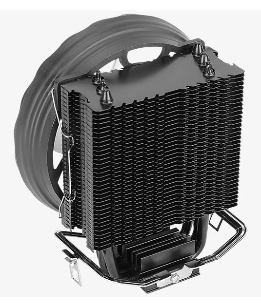 Aerocool Rave 3 FRGB Processeur Refroidisseur d'air 12 cm Noir, Blanc 1 pièce(s)