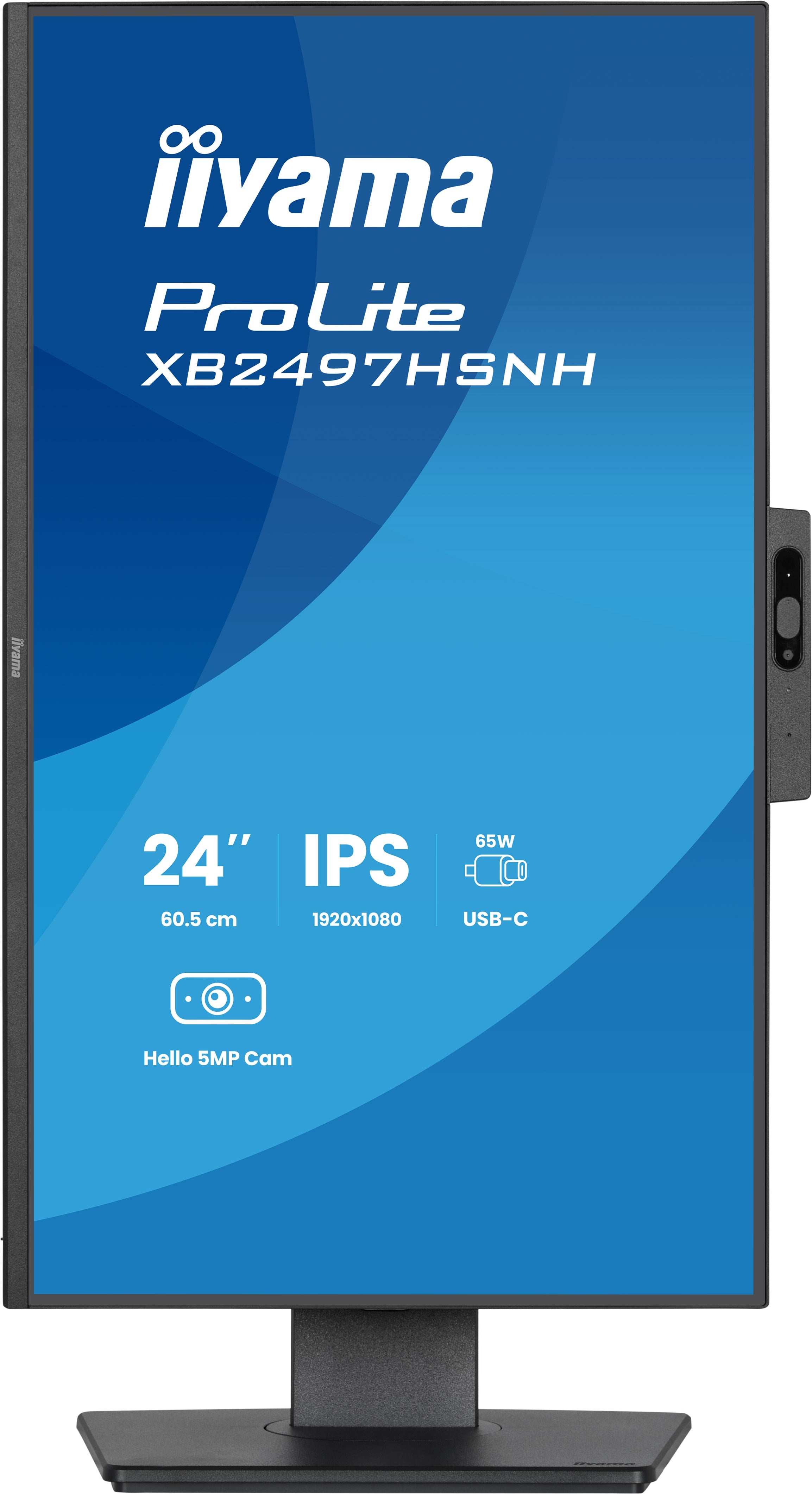 iiyama ProLite XB2497HSNH-B1 24IN IPS LCD 4MS 1920X1080 350CD/M2 HDMI/DP/USB 2 écran plat de PC 60,5 cm (23.8") 1920 x 1080 pixels Full HD Noir