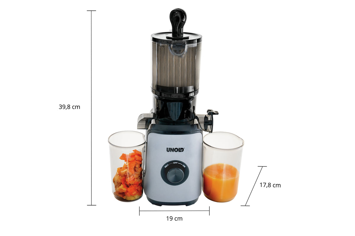 Unold 78275 SLOW JUICER Sam Centrifugeuse lente 300 W Charbon de bois