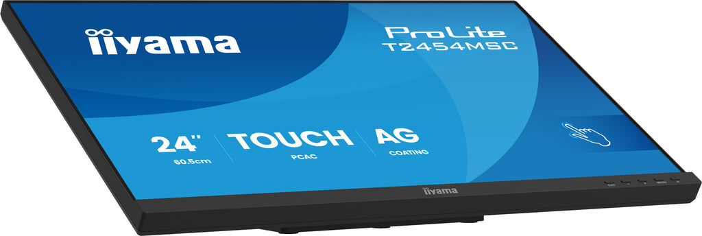 iiyama ProLite T2454MSC-B3AG écran plat de PC 60,5 cm (23.8") 1920 x 1080 pixels Full HD LED Écran tactile Multi-utilisateur Noir