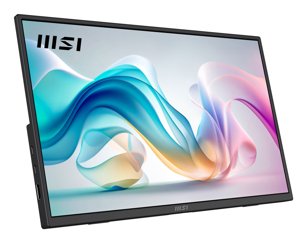 MSI PRO MP165DE E6 téléviseur et moniteur portables Moniteur portable Noir 39,6 cm (15.6") LED 1920 x 1080 pixels