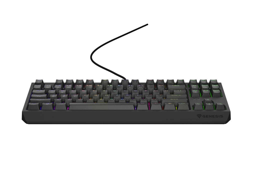 GENESIS Thor 230 TKL clavier Gaming USB + RF Wireless + Bluetooth QWERTY Noir