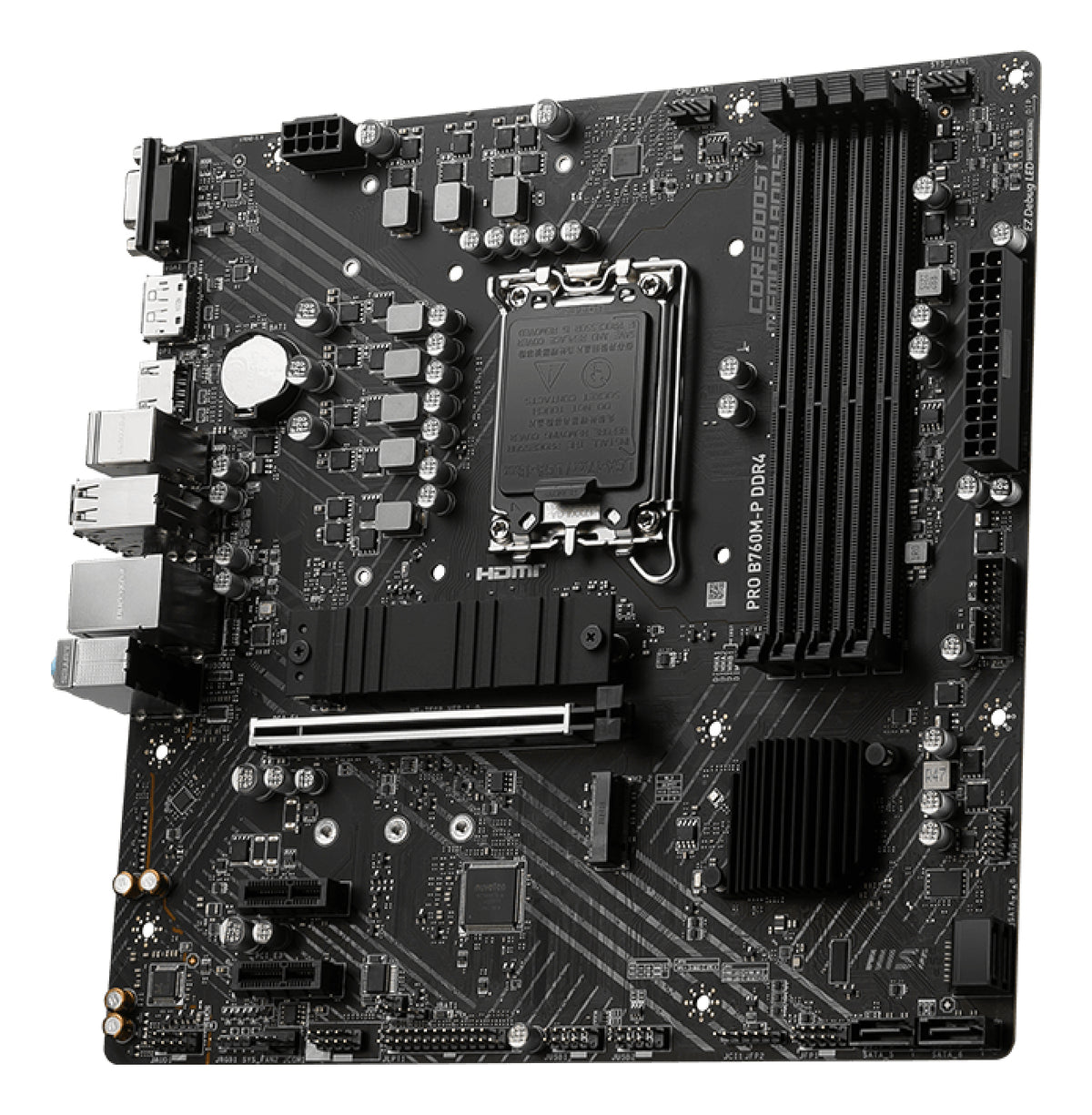 MSI PRO B760M-P DDR4 Carte Mère Intel B760 LGA 1700 Micro ATX