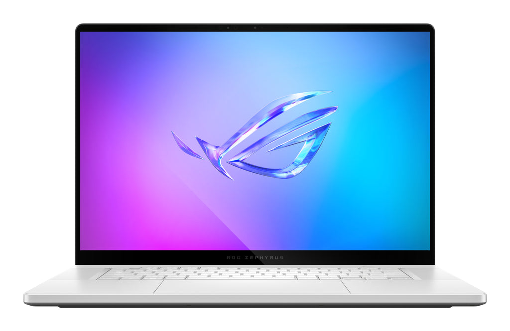 ASUS ROG Zephyrus G16 GA605KH-QR011W AMD Ryzen AI 7 350 Ordinateur portable 40,6 cm (16") WQXGA 16 Go LPDDR5x-SDRAM 1 To SSD NVIDIA GeForce RTX 5050 Wi-Fi 7 (802.11be) Windows 11 Home Allemand Blanc