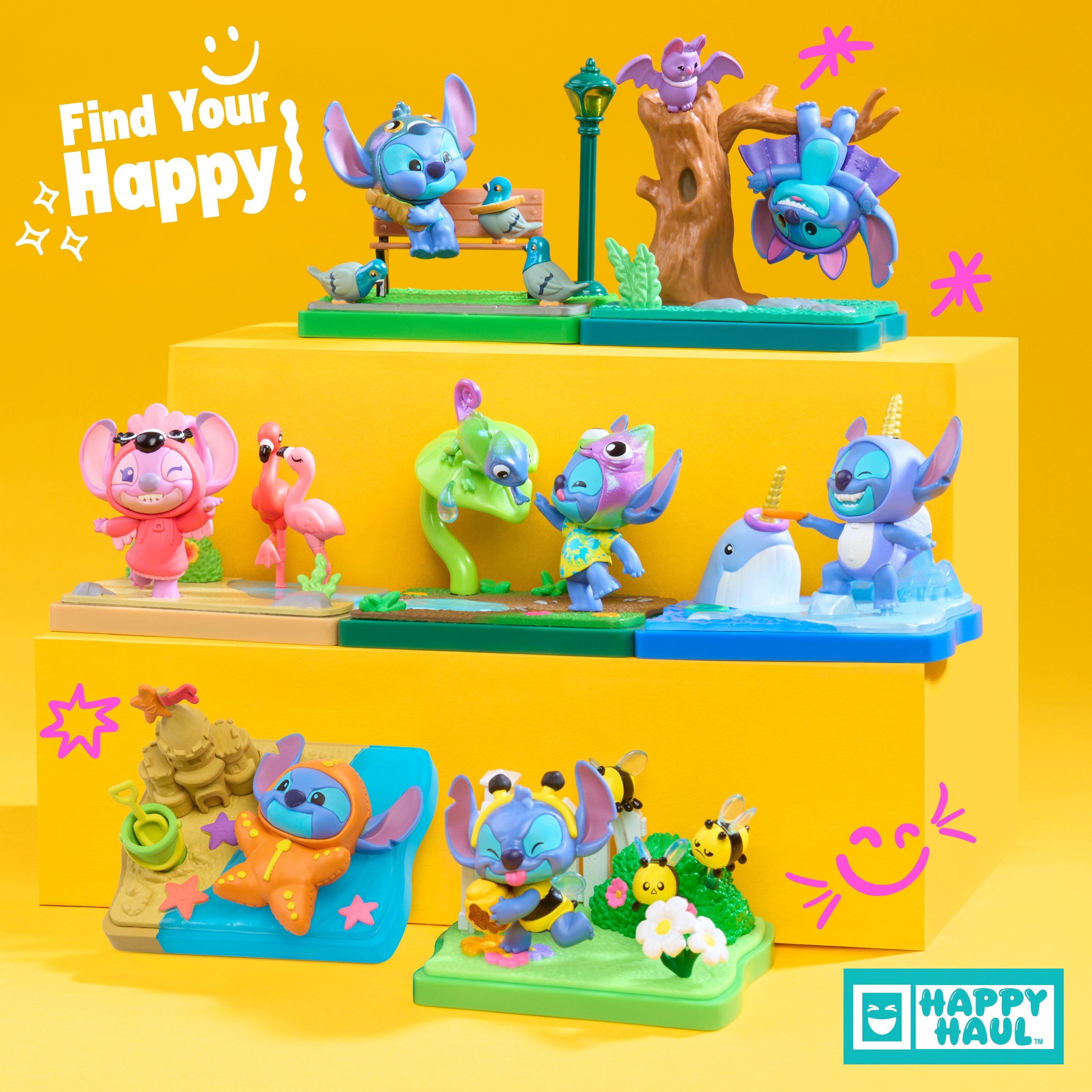 Just Play Happy Haul Stitch Goes Wild Collectible Fgire Blind Boxes