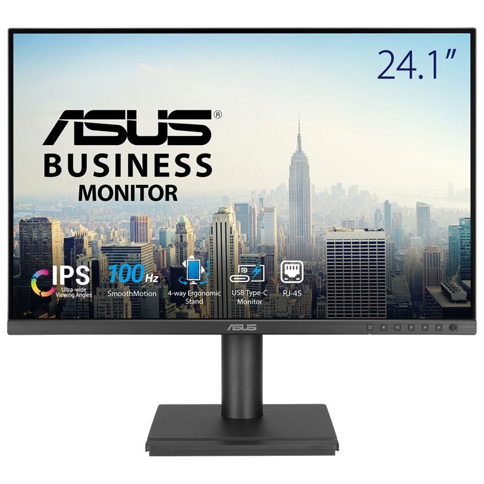 ASUS BE248CFN écran plat de PC 61,2 cm (24.1") 1920 x 1200 pixels WUXGA LCD Noir
