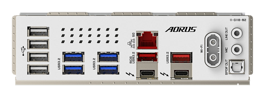 GIGABYTE Carte mère Z890 AORUS PRO ICE - Prend en charge les processeurs Intel Core Ultra (Série 2), VRM à 16+1+2 phases, jusqu'à 9500MHz DDR5 (OC), 1xPCIe 5.0 + 4xPCIe 4.0, Wi-Fi 7, LAN 5GbE, Thunderbolt 4