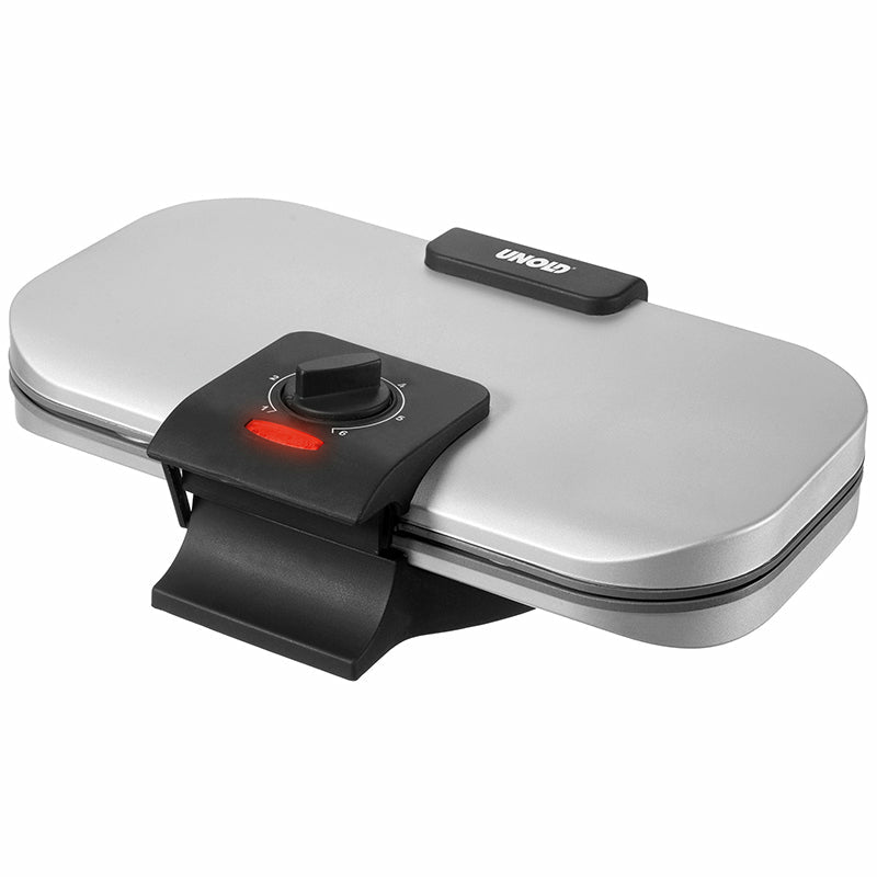 Unold 48241 moule à gauffres 2 gauffre(s) 1300 W Noir, Argent