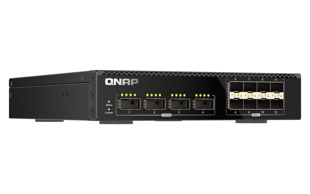 QNAP QSW-M7308R-4X Commutateur Réseau Géré L3 Lite 100 GbE 1U Noir