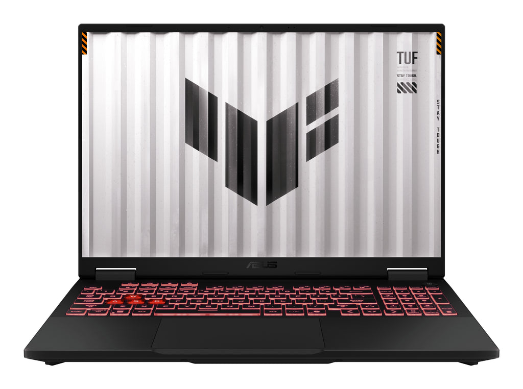 ASUS TUF Gaming A16 FA608PP-QT033W AMD Ryzen™ 9 8940HX Ordinateur portable 40,6 cm (16") 2.5K 16 Go DDR5-SDRAM 1 To SSD NVIDIA GeForce RTX 5070 Wi-Fi 6E (802.11ax) Windows 11 Home Noir, Gris