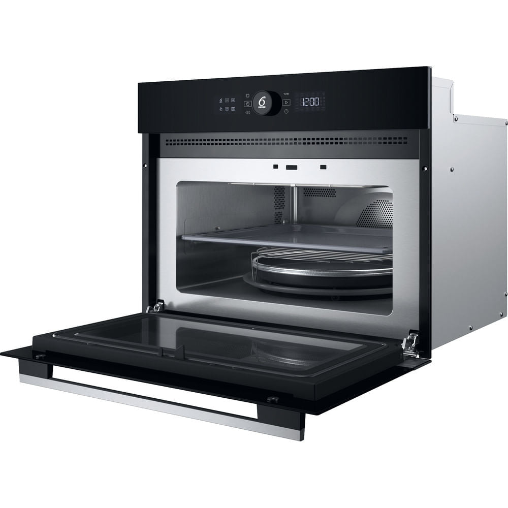 Whirlpool WMW57DHMX Noir, Acier inoxydable Micro-onde combiné Intégré 40 L 900 W