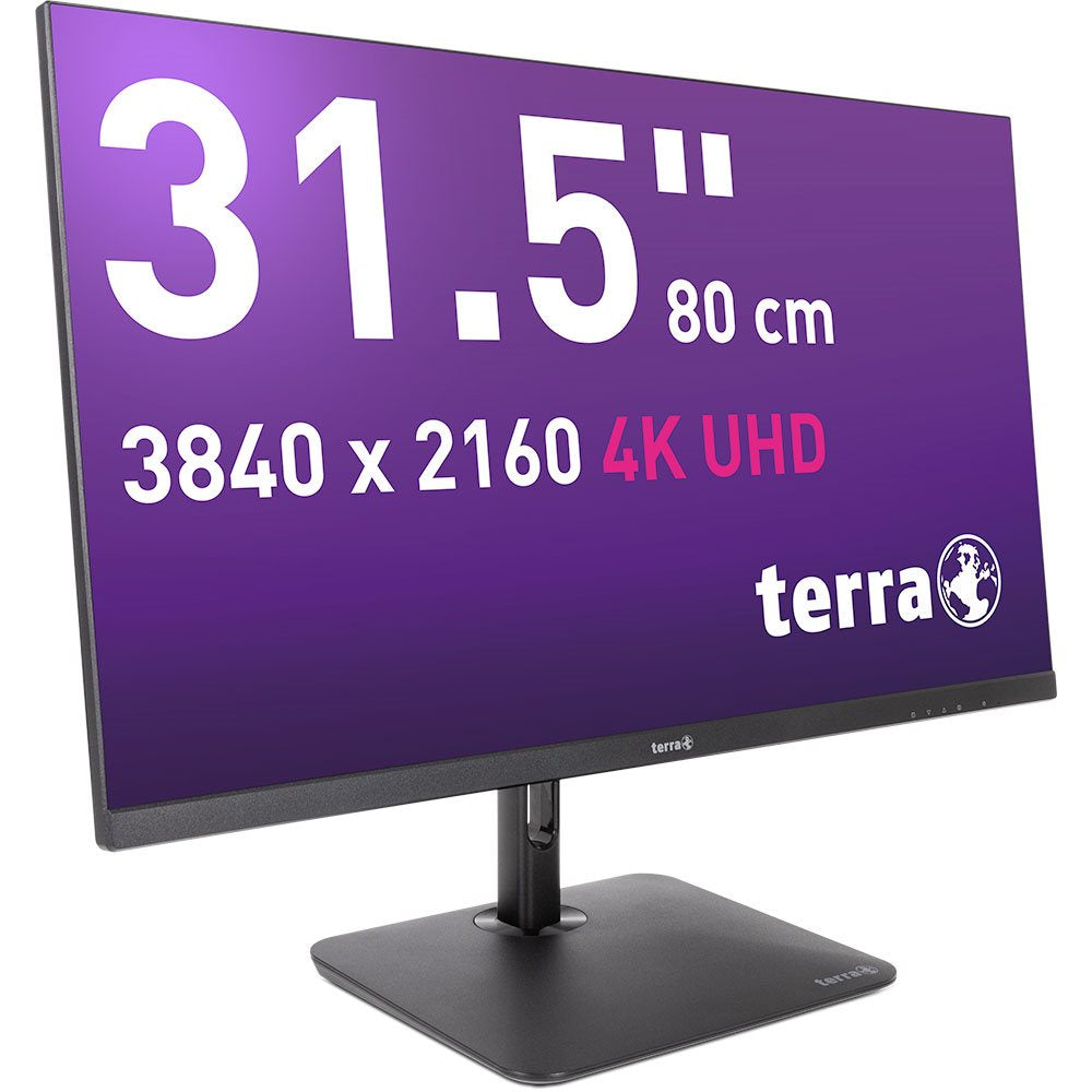 TERRA 3030234 écran plat de PC 80 cm (31.5") 3840 x 2160 pixels 4K Ultra HD LCD Noir
