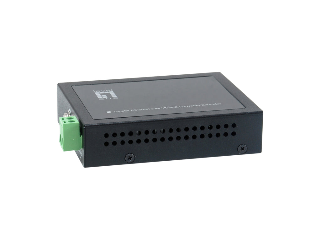LevelOne VDS-2201 convertisseur de support réseau 1000 Mbit/s Noir