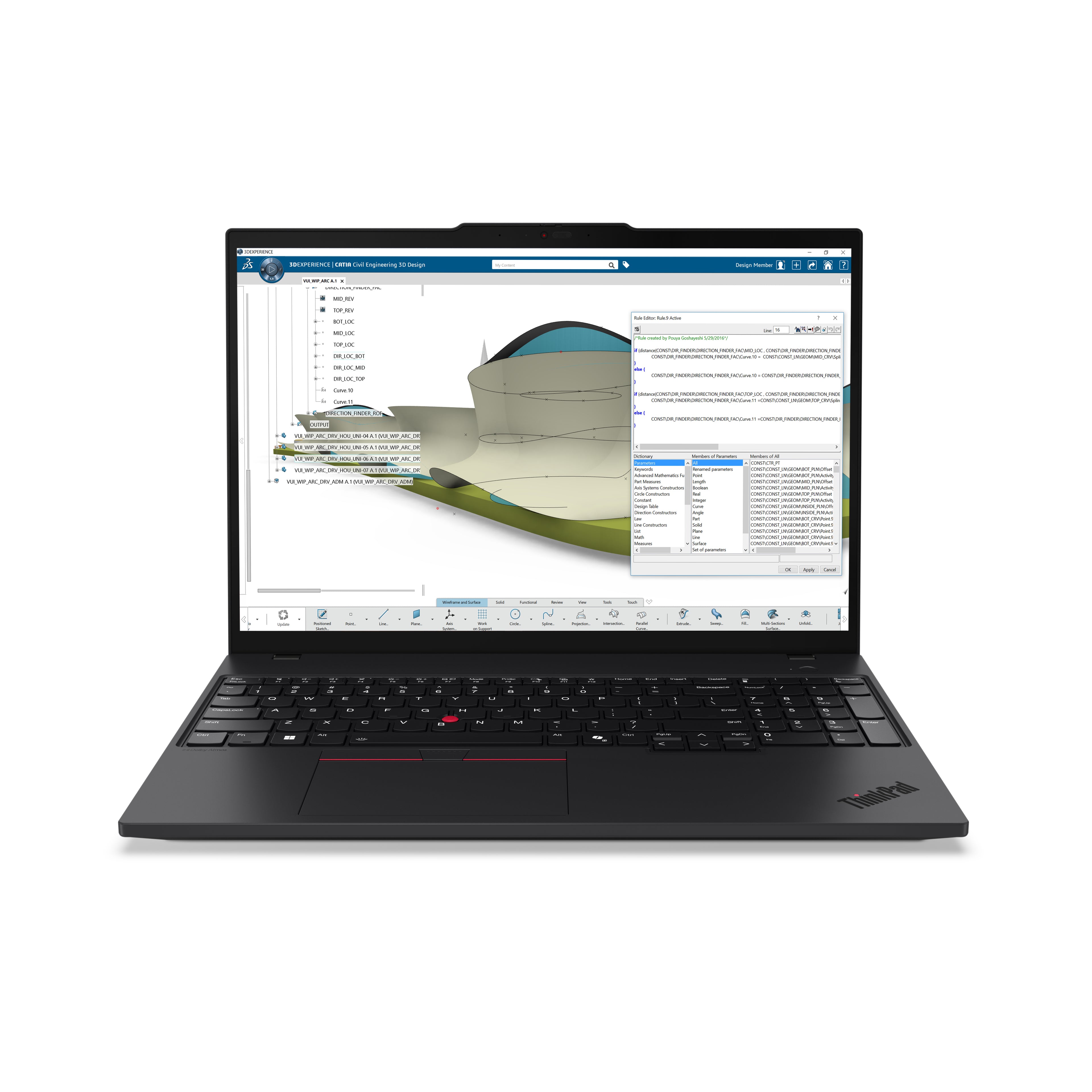 Lenovo ThinkPad P16s Gen 4 (AMD) Copilot+ PC AMD Ryzen AI 9 HX PRO 370 Station de travail mobile 40,6 cm (16") WUXGA 96 Go DDR5-SDRAM 1 To SSD Wi-Fi 7 (802.11be) Ubuntu Linux Allemand Noir